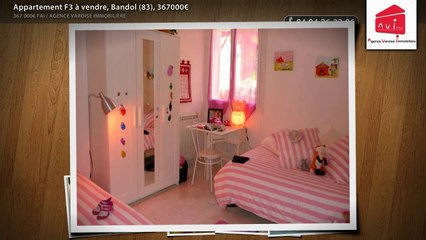 Appartement F3 à vendre, Bandol (83), 367000€