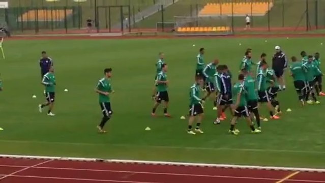 Προπόνηση Παναθηναϊκού στην Πολωνία