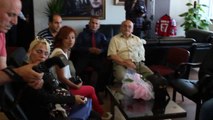 zonguldak emniyet müdürü osman ak ı zonguldaklı gazeteciler  makamında ziyaret
