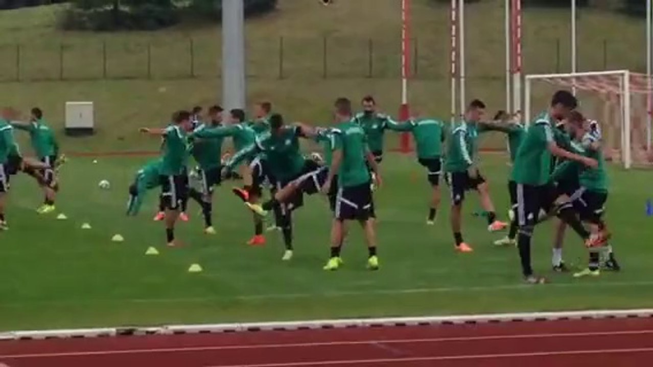 Προπόνηση Παναθηναϊκού στην Πολωνία