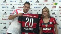 Canteros é apresentado no Flamengo com promessa de raça