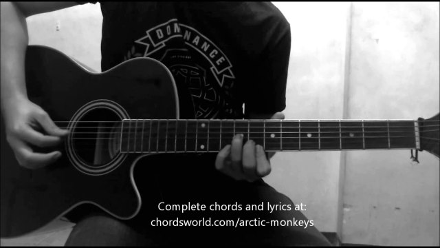 One For The Road Chords by Arctic Monkeys - How To Play - chordsworld.com