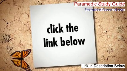 Paramedic Study Guide Download Free (Free of Risk Download 2014)