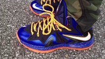 Cheap Lebron James Shoes Free Shipping,Cheap Nike lebron x 10 ps elite superhero on feet