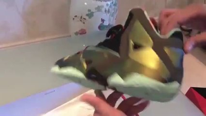 Cheap Lebron Shoes,Wholesale 2014 Lebron XI Kings Pride Replica Review HD