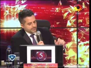 Puntaje a Diego Reinhold - Angel de Brito en Showmatch
