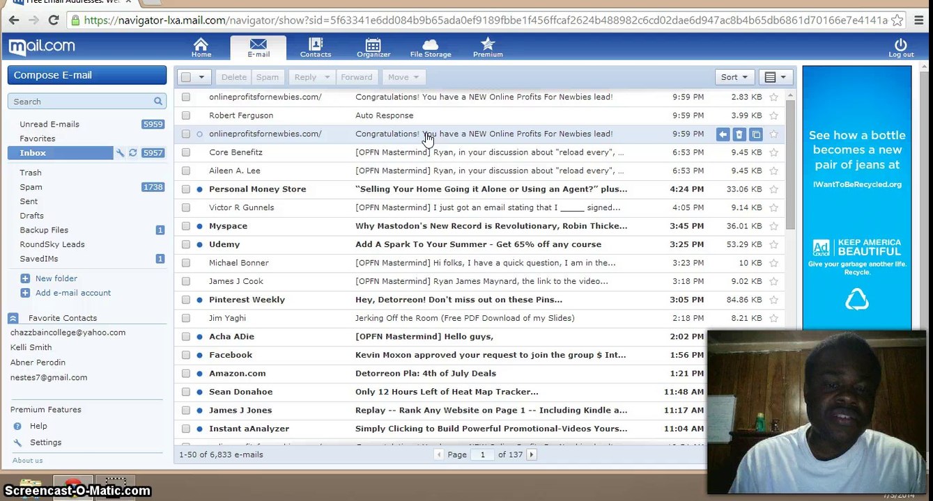 Online Profits For Newbies - Leads and a piece of advice