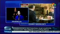 Sarkozy obtiene pequeña victoria en un mar de conflictos legales