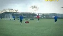 Roony as a goalkeeper
