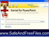 Download Kernel PowerPoint - Repair Powerpoint Files 10.11 Serial Code Generator Free