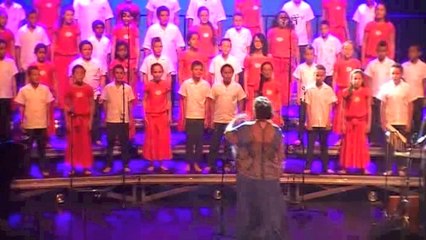 Académie de la Réunion - rencontres académiques des chorales du 1er degré 2014 : "Ti bal lontan"- Chorale de l'école du centre, Cilaos