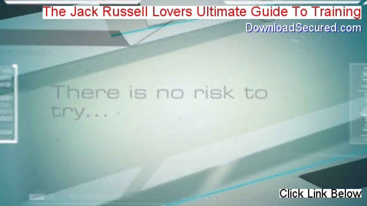 The Jack Russell Lovers Ultimate Guide To Training Download Free [Legit Download 2014]