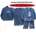 Cheap Deals Infant Girls Sizes 12M/18M/24M Cotton Denim Embroidery Jacket 2-PC Sets. Review