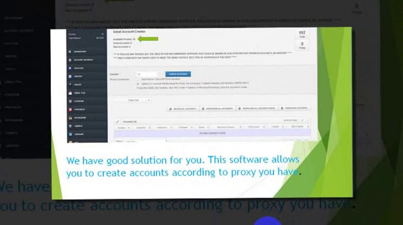 Need mass gmail account creator