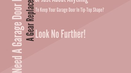 Looking For Garage Door Repair and Service Lockport IL?