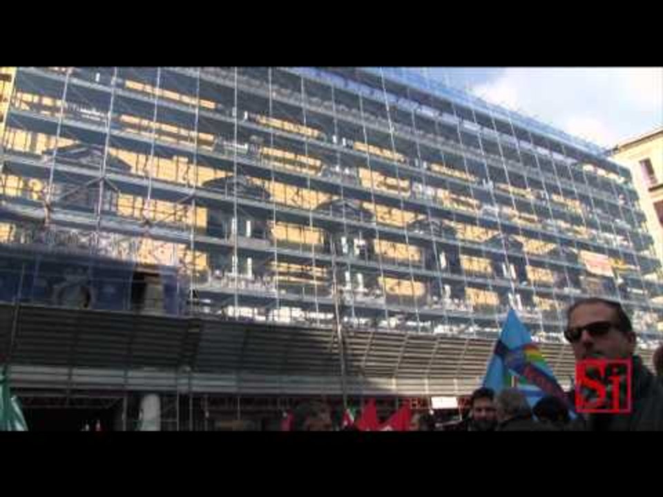 Napoli - La Cgil e la crisi del comparto edile (03.07.14)