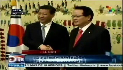 China desea mayor colaboración con Corea del Sur