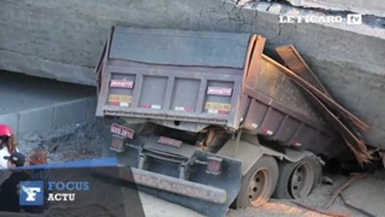 Brésil : au moins deux morts dans l'effondrement d'une bretelle d'autoroute