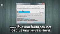 JAILBREAK iOS 7.1.2 untethered • Tutoriel complet (iOS 7.1 - 7.1.2)
