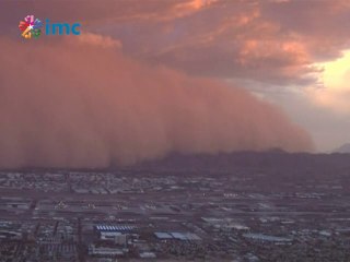 ABD'nin Arizona eyaleti toz bulutuyla kaplandı