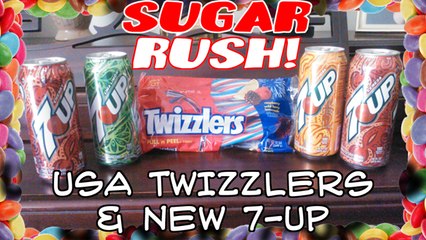Sugar Rush! USA Twizzlers & New 7-Up
