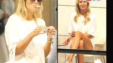 Alex Gerrard suffers a Basic Instinct moment after flying to Ibiza