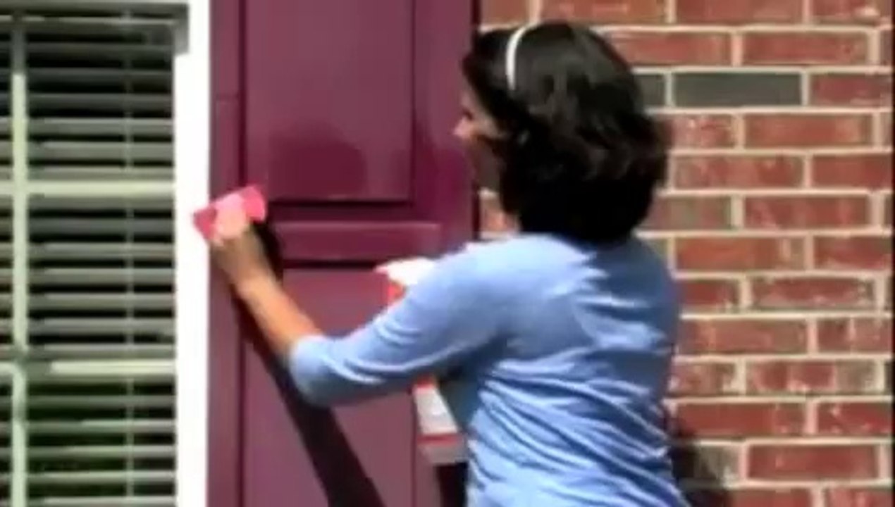 How to clean vinyl shutters for Restoration with Shutter Renu