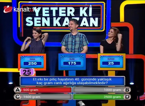 YETER Kİ SEN KAZAN 6 Temmuz Pazar günü saat 18.50'de Kanaltürk'te!