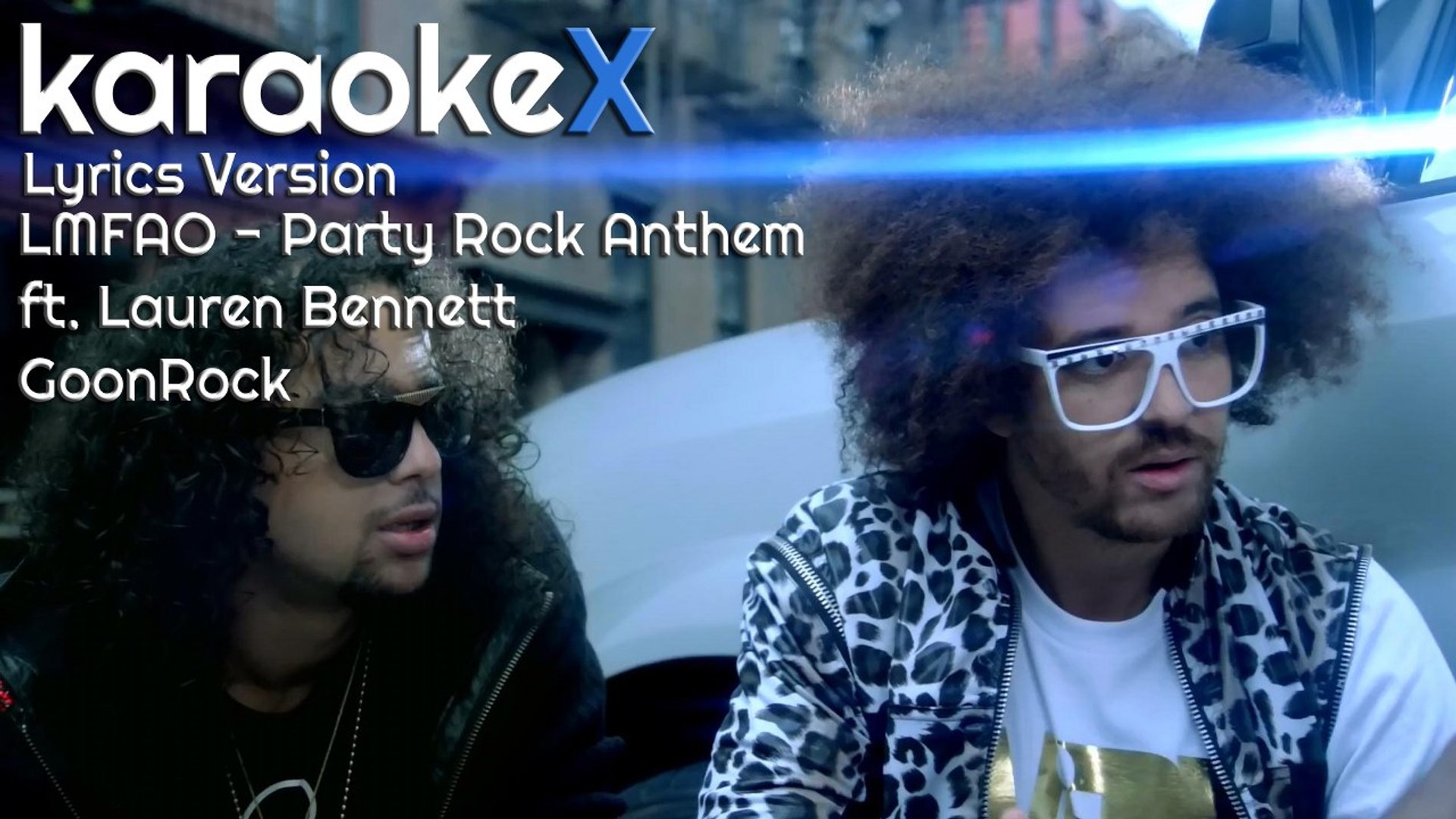 LMFAO - Party Rock Anthem ft. Lauren Bennett, GoonRock Lyrics Version  (KaraokeX), image size:1920x1080