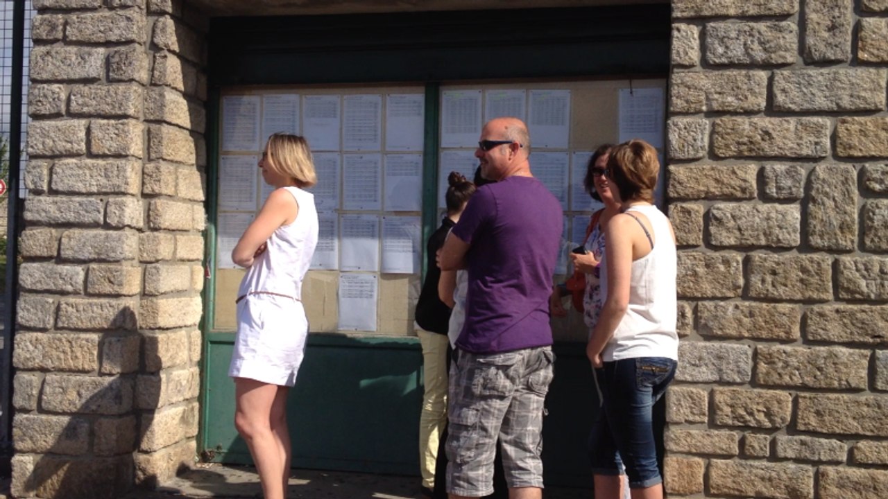 Les résultats du bac affichés devant le Likès