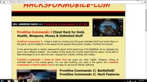 Frontline Commando 2 Hack GOLD Cheats, WEAPONS for iOS iPhone iPad and Android 2014!