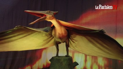 Des animaux préhistoriques animés grandeur nature
