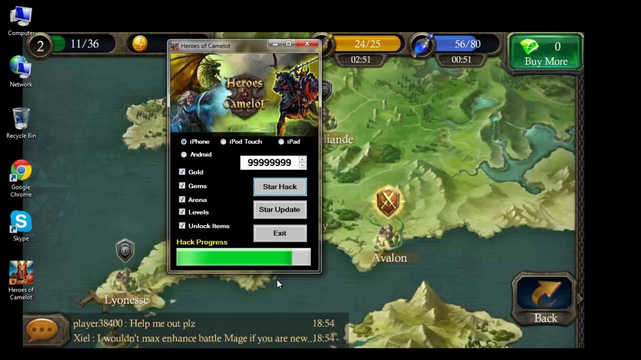 Heroes of Camelot Cheat Free Gold - iPhone V1.02 Camelot