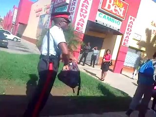 SCHOOL BOY & POLICE FIGHTING IN SAV TOWN