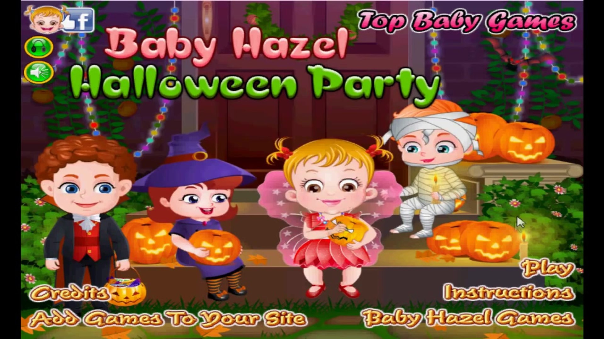 Baby Hazel Halloween Party - Games-Baby Games