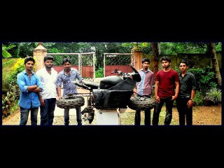 Amphi-BX : An Amphibious Two Wheeler (Forkless Motorbike)