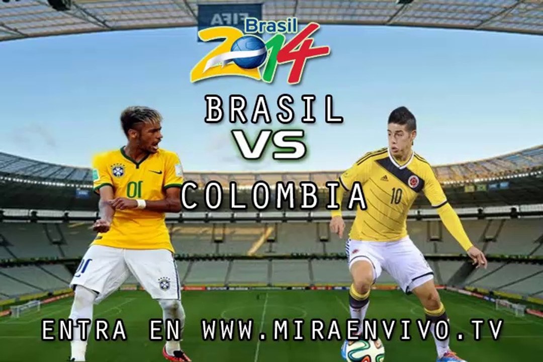Brasil vs Colombia cuartos de Final Brasil 2014 en vivo viernes 04 de julio