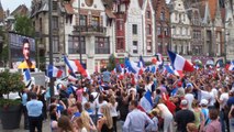 Béthune : La Marseillaise, avant la retransmission du match France-Allemagne, Grand-Place
