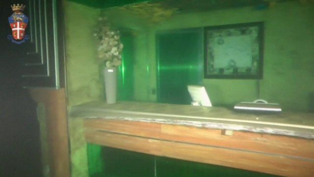 Police video shows inside wrecked Costa Concordia