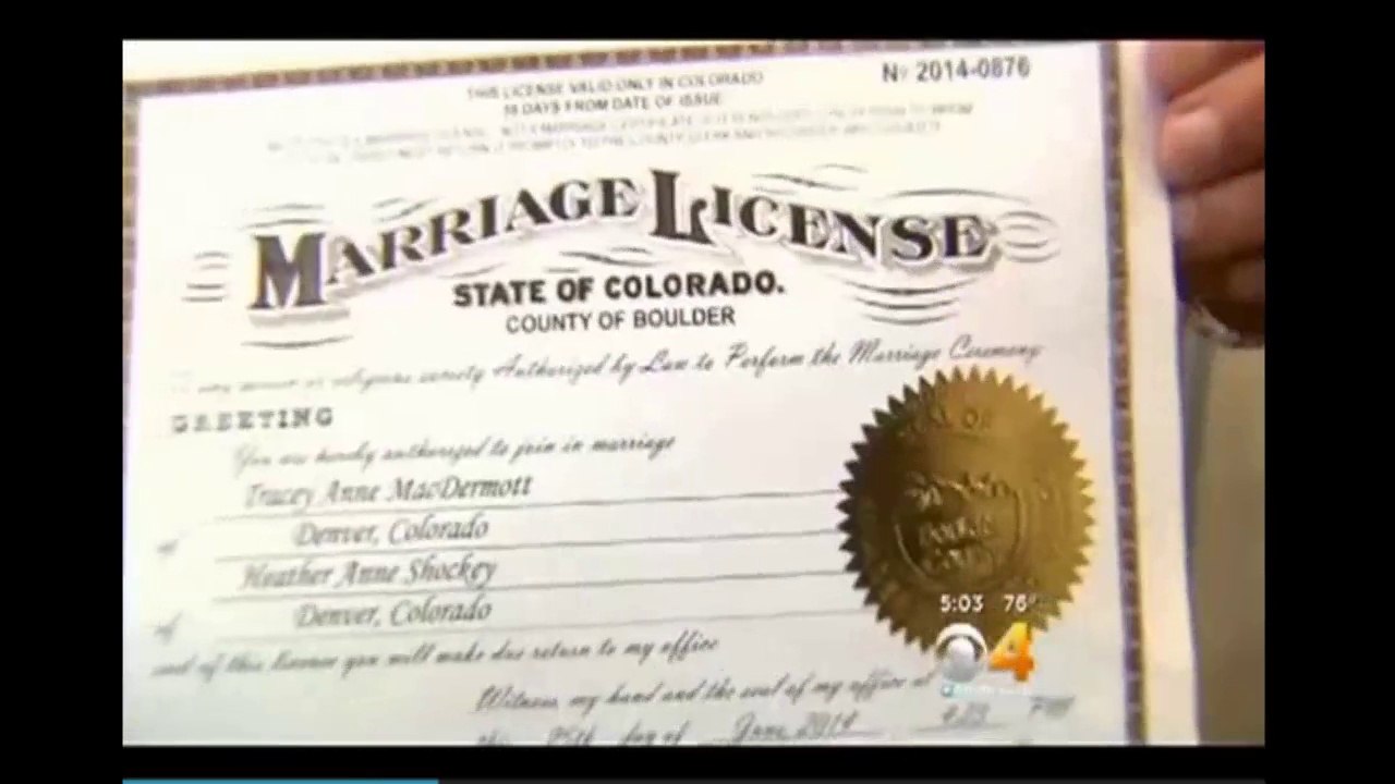 Boulder Clerk Refuses to Stop Issuing Same-Sex Marriage Licenses