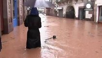 Holiday mood sinks in northern Spain as a level one flood alert is declared