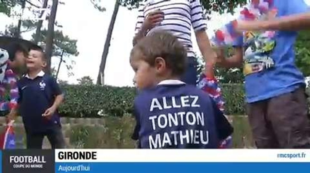 Football / L'avant-match dans le camping des Valbuena - 04/07
