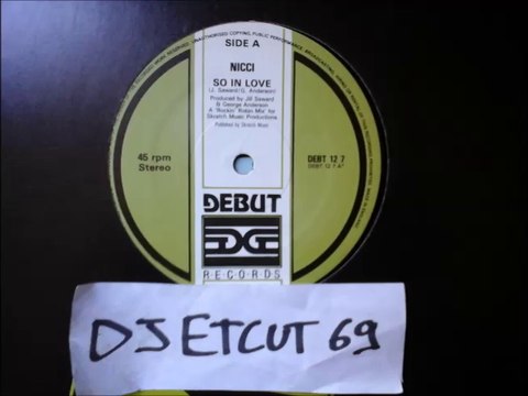 NICCI -SO IN LOVE(RIP ETCUT)DEBUT REC 80's