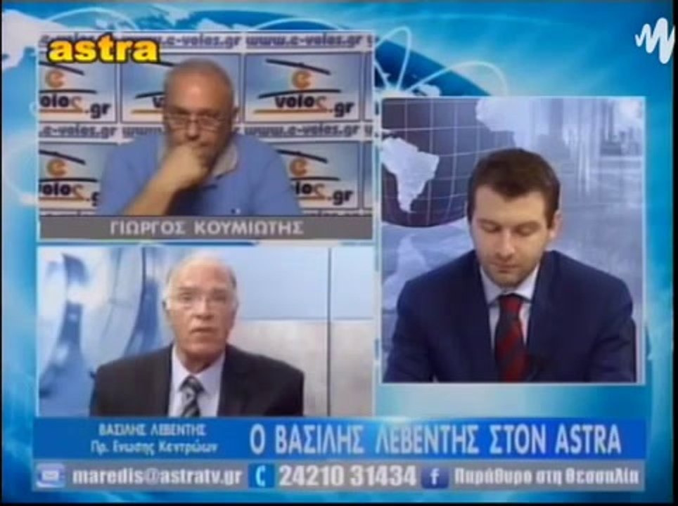 Βασίλης Λεβέντης  ASTRA TV    04 07 2014