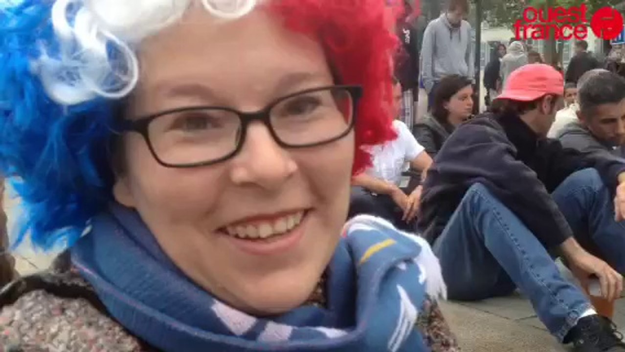 A Vannes, la retransmission du match France-Allemagne sur le port a été gâchée par une panne.