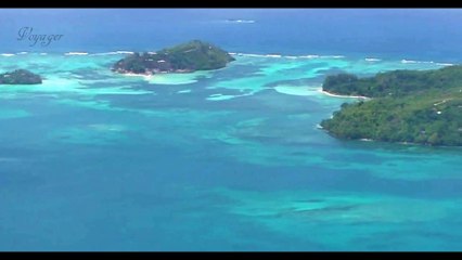 A340 landing in Seychelles --- Посадка аэробуса на Сейшелах