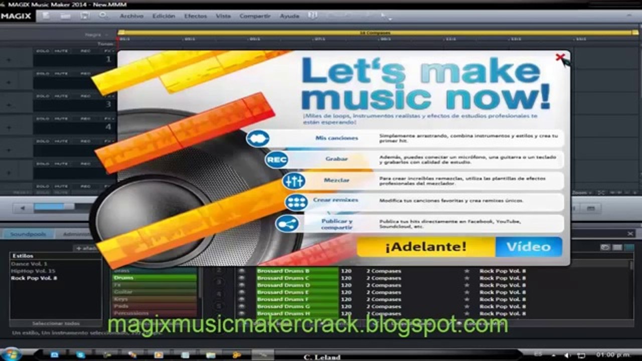 MAGIX Music Maker 2014 Premium 20.0.3.45 Crack Updated with proof
