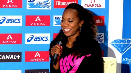 Meeting Areva - Sanya Richards-Ross maitrise le français