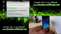 HowTo Jailbreak iOS 7.1.2 iPhone iPad iPod finale de presse Evasion7