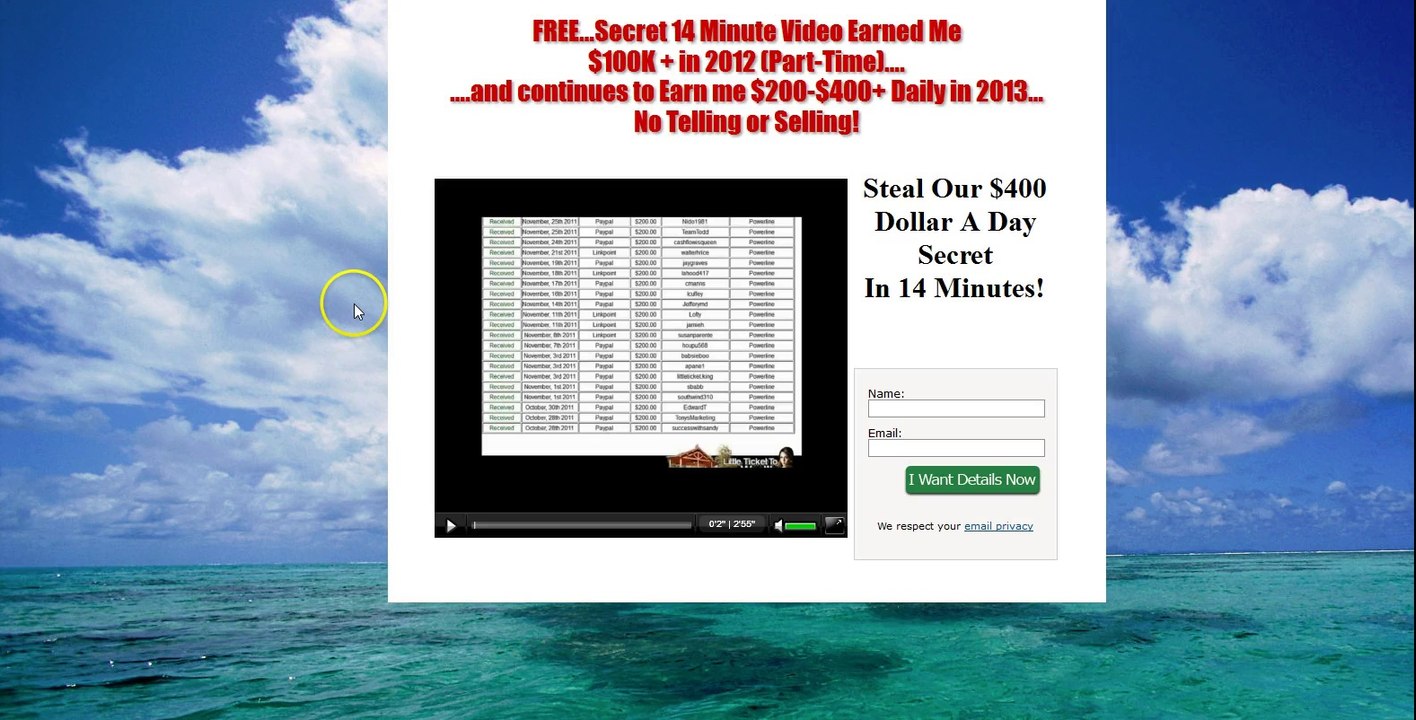 Direct Pay System | Using Little Ticket To Wealth Leads